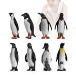 16 PCS Penguins Toys Animals Toy Plastic Penguin Toys Set Artic Animals Kids