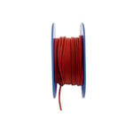 1x Connect Auto Cable Thin Wall Single Core 28/0.30 Red 50m Work Home DIY