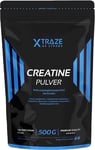 XTRAZE® Creatine Monohydrate Powder, 500 G Vegan, Unflavoured & Pure Creatine-Po