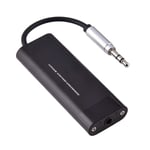 Portable Headphone Amplifier, HiFi Earphone AMP 3.5mm Audio Enhancer Rechargeable Lithium Battery Powered for MP3 MP4 Phones Digital Players and Computers