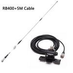 High Gain Antenna U/VHF SG-7200 Clip Mount RB-400 5M Cable For Mobile Car Radios