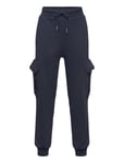 Lindex Trousers Jogger Cargo Marinblå