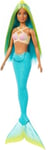 Mattel Barbie / Core Mermaid / Blue Tail & Green Hair