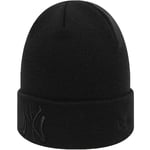 New Era New York NY Yankees MLB Baseball Essential Knitted Beanie Hat All Black