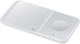 Official Samsung White 9W Wireless Charging Pad with EU 15W Plug -EP-P4300TWEGEU