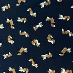 KC Sweet Fox, Navy - Trikåtyg