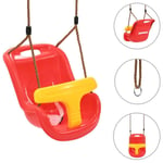 Baby Swings 2 pcs with Safety Belt PP Red TPG