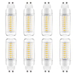 COMY GU10 LED Bulb No Flicker 10W Equivalent to 100W Halogen Bulbs, GU10 Energy Saving Light Bulbs, 360°Beam Angle, Non-Dimmable, AC 220-240V, 8 Pack,Warm White
