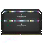 32 GB (2x16GB) DDR5-5200 Corsair Dominator Platinum RGB CL40 - Svart