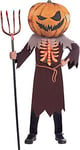 amscan Costume pour enfant citrouille effrayante, robe, masque de citrouille, costume d'horreur, squelette, fête à thème, carnaval, Halloween