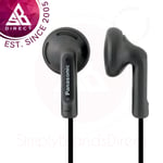 Panasonic RP-HV094 In-Ear Only Stereo Earphones for Smart Phone/MP3 Player│Black