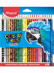 Maped Color'Peps Animals Colour pencils x24