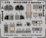 EDPSS412 - * Eduard P-etch (Zoom) 1:72 F6F-3 Interior S.A. (Eduard)