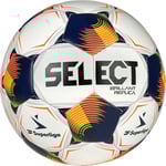 Select Fotboll Brillant Replica V25 3f Superliga - Vit/orange, storlek Ball SZ. 5