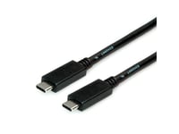 Roline 11.02.9055-10, 2 M, Usb C, Usb C, Usb 3.2 Gen 2 (3.1 Gen 2), 10 Gbit/S, Svart