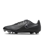 Nike Men's Phantom Gx II Academy Fg/Mg Football Shoe, Black/Black, 11.5 UK