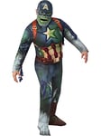 Rubie's 702730XL Zombie Captain America Deluxe Costume Fancy Dress, Men, Multicolour, XL