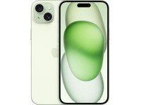 Apple iPhone 15 Plus - 5G smartphone - dual-SIM / Internal Memory 256 GB - OLED-skärm - 6.7 - 2796 x 1290 pixels - 2 bakre kameror 48 MP, 12 MP - front camera 12 MP - grön