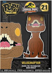Funko Pop! Lf Movies: Jurassic Park - Velociraptor Group Sku Large Enamel Pin