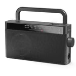 Retro Multifunktionell AM FM Bärbar Radio Uppladdningsbar Subwoofer Gammal Man FM Radio Radio Gratis