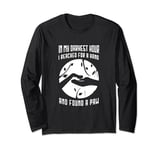 Guided by Love: A Paw in the Darkest Hour Long Sleeve T-Shirt