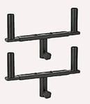 2x Adam Hall SPS823 Dual Speaker Stand Mount Fork for Twin Speakers