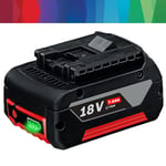 18V Li-ion Battery For Bosch GBA18V BAT609 BAT610 BAT618 17618 25618-01 GSB GSR