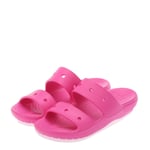 Women's Sandals Crocs Adults Classic Slider Slip on in Pink