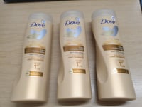 Dove Care + Visible Glow Self Tan Lotion Light To Medium 400ml X3 £15.79
