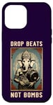 iPhone 15 Pro Max Drop Beats Not Bombs Anti-War Ganesha Case