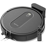 Vactidy T6 Robot Vacuum Cleaner, Slim, Quiet, Automatic Self-Charging Robotic Vacuum Cleaner, Daily Schedule Cleaning, 2.4GHz WiFi/App/Alexa/Siri Control, Good for Pet Hair, Hard Floor and Carpet