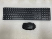For HP 655 M87234-031 Wireless Keyboard and Mouse Combo UK English +Stickers NEW