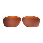 Walleva Brown Polarized Replacement Lenses For Oakley Split Shot Sunglasses