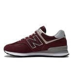 New Balance 574v3, Sneaker, Men's, Burgundy, 3.5 UK