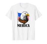 Merica Bald Eagle Independence Day Patriot USA T-Shirt