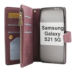 XL Standcase Lyxfodral Samsung Galaxy S21 5G (SM-G991B) (Vinröd)