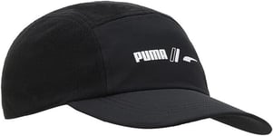 Puma Cap Mens 5 Panel Running Fleece Mens Black One Size 100% Genuine Brand New