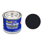 Revell Matt Black (RAL 9011) Email Colour Enamel - 14ml Model Paint No.8