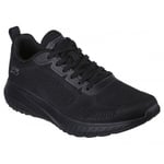 Skechers BOBS SQUAD CHAOS-PRISM BOLD Mens Memory Foam Lace-Up Sport Shoes Black