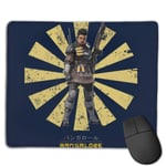 Apex Legends Bangalore Retro Japanese Customized Designs Non-Slip Rubber Base Gaming Mouse Pads for Mac,22cm×18cm， Pc, Computers. Ideal for Working Or Game