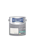 Johnstone's - Wall & Ceiling Paint - White Whisper - Soft Sheen Finish- Emulsion Paint - Fantastic Coverage - Easy to Apply - Dry in 1-2 Hours - 12m2 Coverage per Litre - 2.5L
