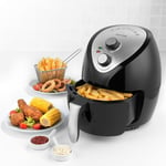 Salter 3.2L Air Fryer Non Stick Tray Food Fry Hot Air Fryer 1300W Compact Home