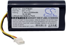 Batteri til Citizen CMP-10 Mobile Thermal printer battery etc