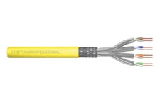 CAT 7A S-FTP installation cable, 1500 MHz B2ca (EN 50575), AWG 22/1, 500 m drum,
