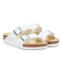 Birkenstock Mens Womens Arizona Birko-Flor Sandals -(White) - Size UK 8