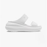 Crocs 207670 CLASSIC CRUSH Unisex Ladies Slip On Summer Platform Sandals White
