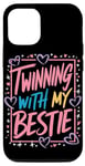 Coque pour iPhone 15 Pro Twinning Avec Ma Meilleure Amie - Twin Matching