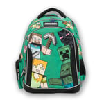 Minecraft Premium Backpack Ryggsäck Skolväska Ergonomisk 41cm
