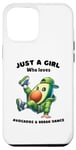 iPhone 14 Pro Max Just a Girl Who Loves Avocado and Funny Dancer Break Dance Case