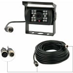 Bakre kamera 12V-24V 4 Pin 18 IR LED vattentät Night Vision 4 Pi